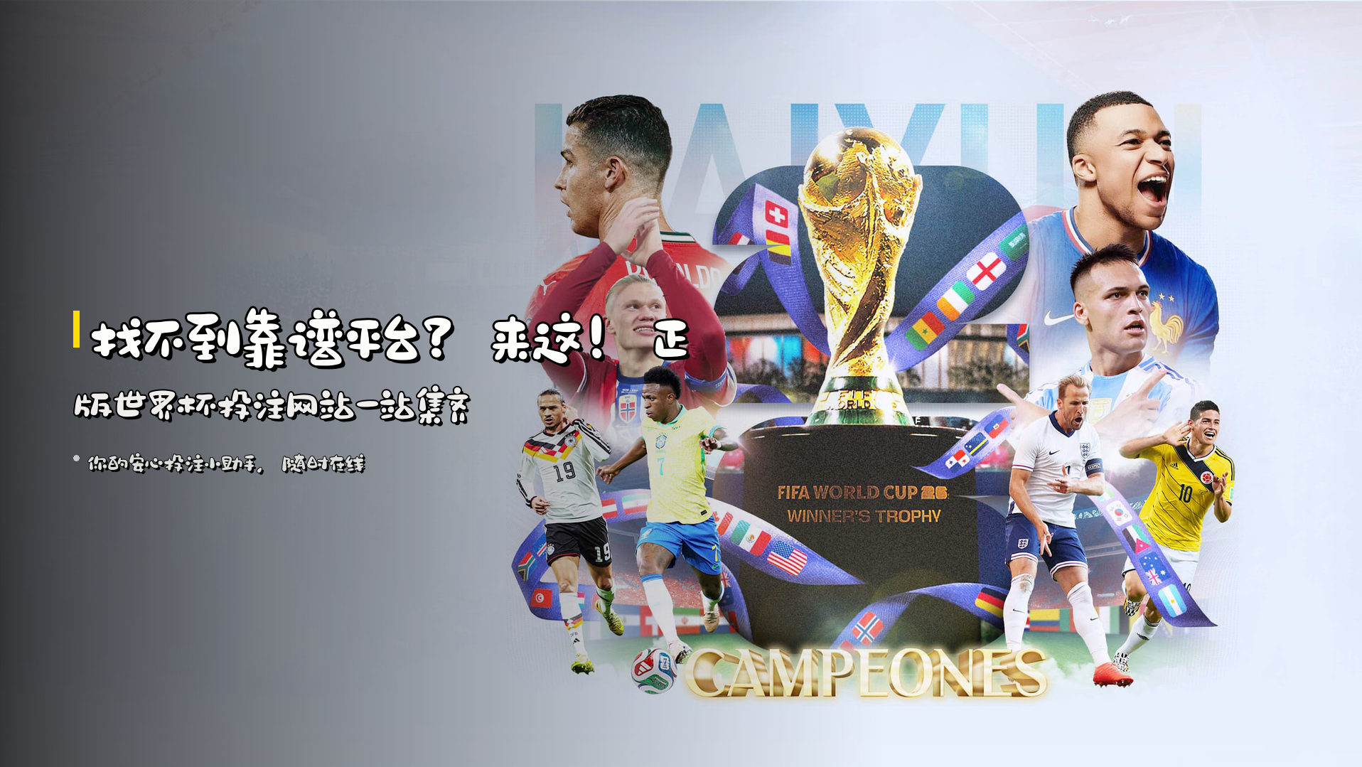 找不到靠谱平台？来这！<strong>正版世界杯投注网站</strong>一站集齐